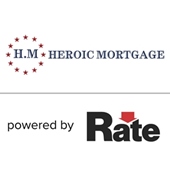 Heroic Mortgage Powered By Rate logo